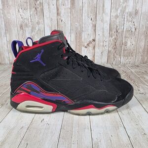 Air Jordan 6 Retro Black Purple Red Mens Basketball‎ Shoes Sneakers